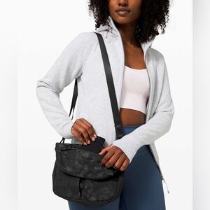 Lululemon All Night Festival Bag 5L Fragment Camo Jacquard Black Deep Coal